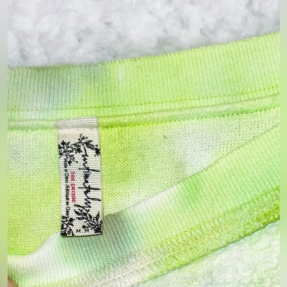 Free People NWT Medium Kelly Washed Full Set in Citron and Grey - Picture 11 of 16
